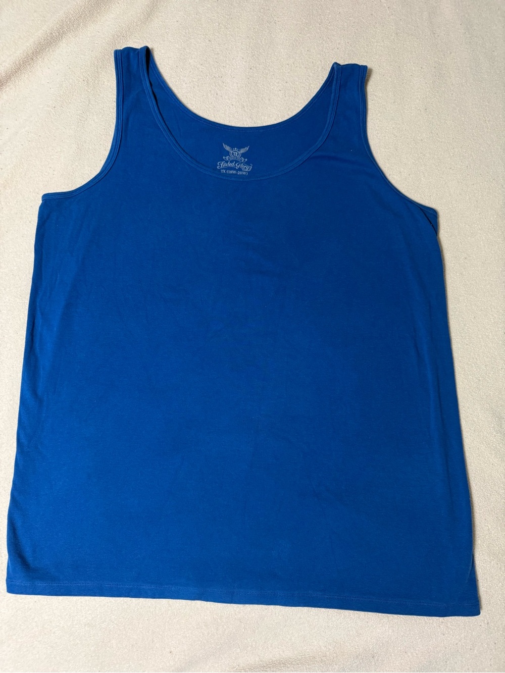 Faded Glory Royal Blue Women's Tank Top